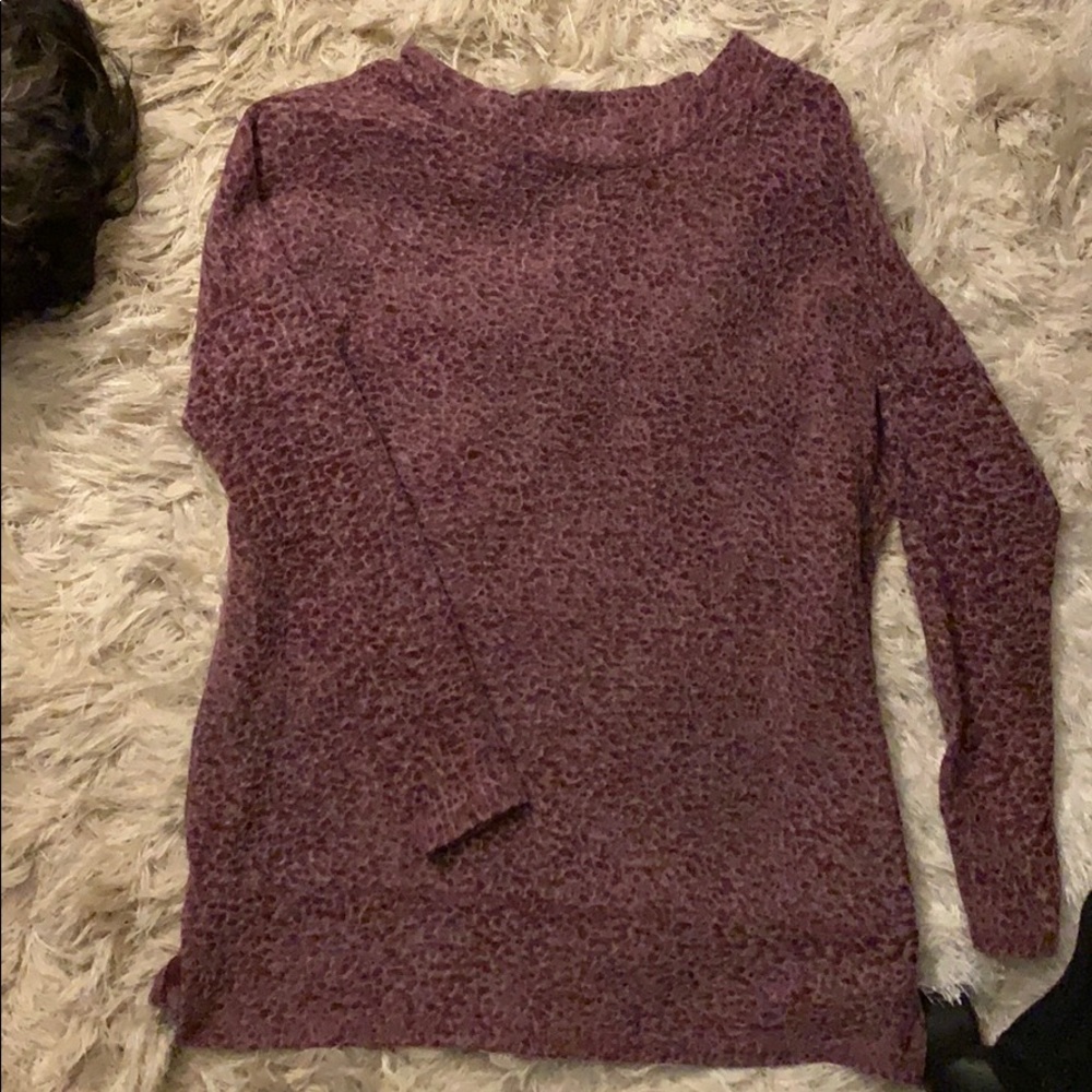 Burgundy long sleeve